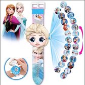 Disney Frozen horloge - Frozen Elsa horloge - Frozen speelgoed horloge - Frozen Elsa projector horloge - Kinder horloge - frozen horloge