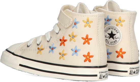 bol.com | Converse Meisjes Hoge sneakers Chuck Taylor All Star 1v - Beige - Maat  24