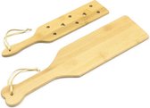 Kinky Secrets Houten Spank Paddle Set - Grote Paddle 42CM - Medium Paddle 34CM
