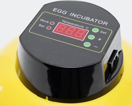 Automatische broedmachine, geschikt voor 8 eieren; Incubator perfect voor de incubatie van eieren van diverse vogelsoorten, kip, kwartel, eenden, diverse reptielen - Multistrobe - Wiltec Wildanger Technik GmbH