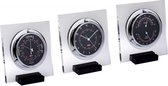 ANVI | Weerstation - Set - Plexiglas - Chroom - Zwart - ø 120 mm