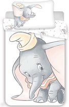 Disney Dumbo BABY Dekbedovertrek Shy - 100 x 135 cm - Katoen