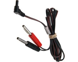 E-Stim Systems - TENS naar 4 mm kabel - 1,5 meter - Zwart
