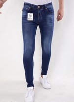 Heren Jeans Stretch - Slim Fit -5303 - Blauw