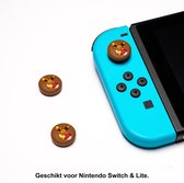 Gadgetpoint | Nintendo switch & Lite | Gaming Thumbsticks | Thumb Grips | Thumb Sticks | 1 Set = 2 Thumbgrips | Pokemon Eevee | Bruin