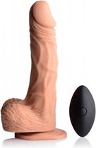 Strap U - Realistische Vibrerende En Roterende Dildo Met Harnas - Dildo - Vibrator - Penis - Penispomp - Extender - Buttplug - Sexy - Tril ei - Erotische - Man - Vrouw - Penis - He