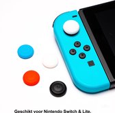 Thumb Grips | Thumb Sticks | Gaming Thumbsticks | Geschikt voor Nintendo Switch & Lite | 1 Set = 4 Thumbgrips | Wit/Blauw/Rood/Zwart
