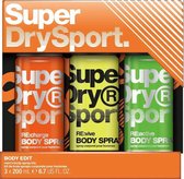 Superdry Sport Body Spray Trio Set