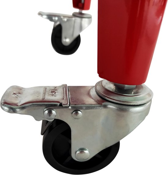 AXI Retro Cooler Rood - Koeler met wielen - 76L inhoud - Koelbox met aftapkraan