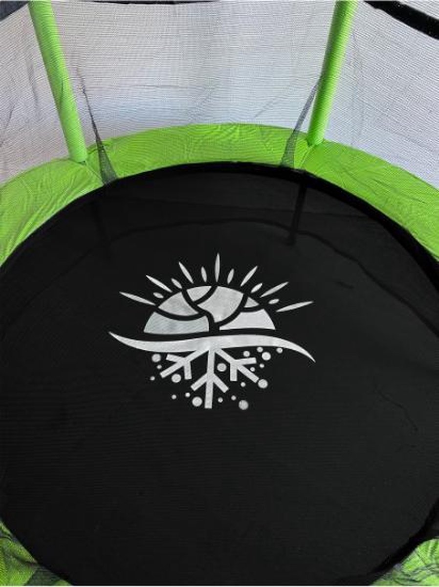 Rijoka Kinder Trampoline Met Veiligheidsnet - Ø140 x 180cm - Indoor & Outdoor Kindertrampoline - Speeltoestel – foto 5