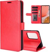 Samsung Galaxy A72 hoesje - Wallet bookcase - Rood - GSM Hoesje - Telefoonhoesje Geschikt Voor: Samsung Galaxy A72