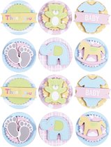 3D Baby Stickers, baby, d 35 mm, 1 vel