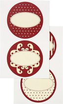 Stickers, d 6,5 cm, 9x14 cm, 4 div vellen/ 1 doos