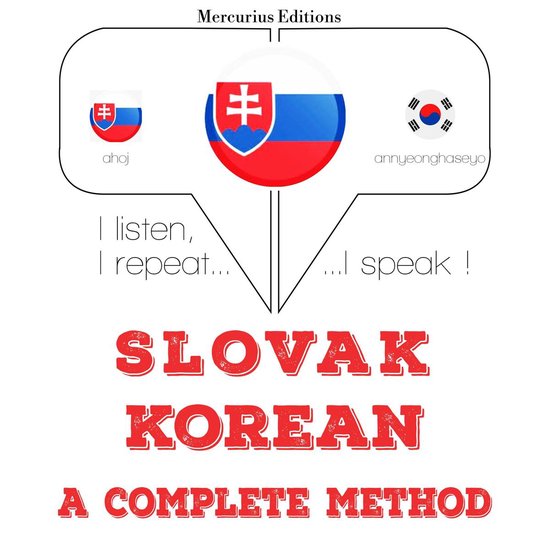 Slovenský - kórejský: kompletná metóda - cover