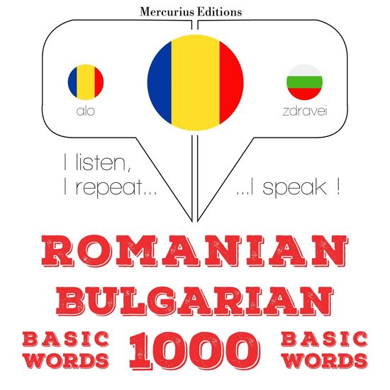 Română - bulgară: 1000 de cuvinte de bază - cover