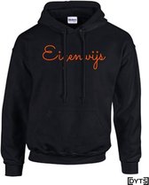 Hoodie | Karakter | Eigenwijs | 06 - fluor orange, XXL