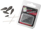 Preston | in-line olivettes | 4 stuks | 4 gram | loodjes