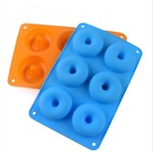 Donut maker - Donut bakvorm - Donutvorm - Donutmaker - Donut - Bakvorm - Cakevorm - Blauw