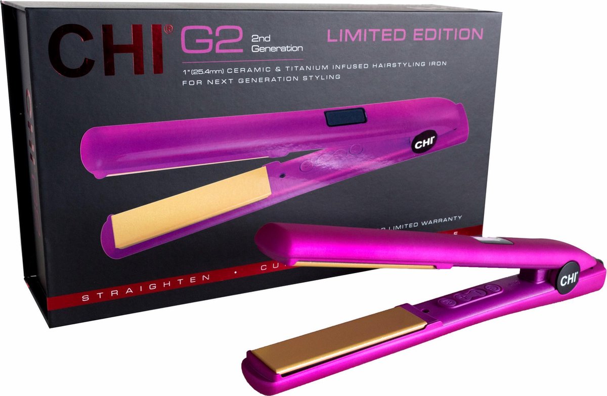 CHI G2 Pink Metallic Limited Edition stijltang | bol.com