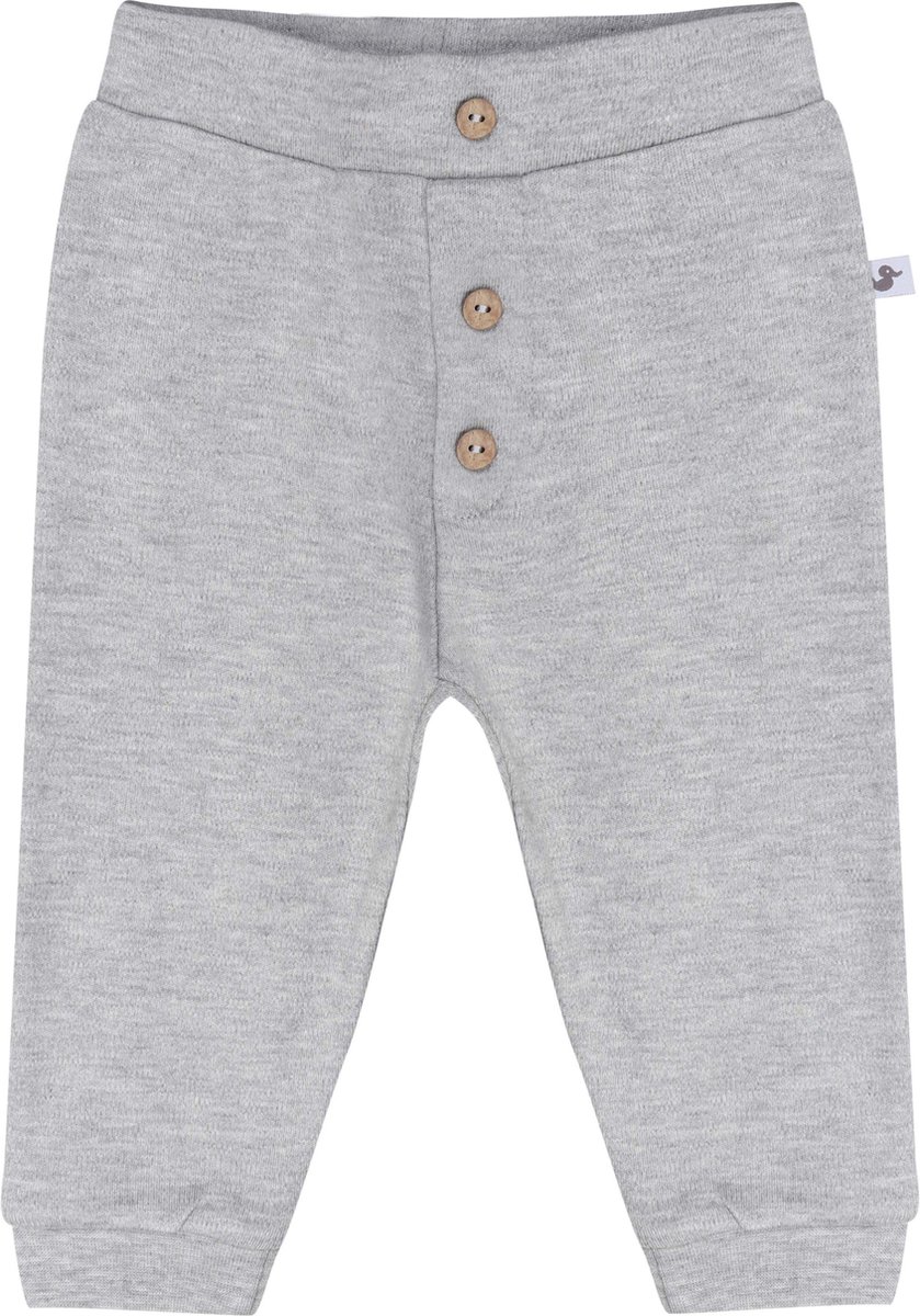 Ducky Beau Jogging Grey Melange - Joggingbroekje - Baby - Grijs - Maat: 50