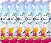 Febreze - Luchtverfrisser - Fruity Tropics - Exotische vruchten - 6 x 300 ML - Voordeelverpakking