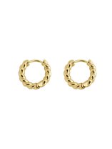 Rope earrings gold