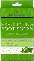 Skin Academy Exfoliating Foot Socks - Tea Tree & Peppermint
