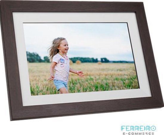 Frameo Digitale Fotolijst HF-101WB Bruin 10.1 Inch - Frameo - €109,00