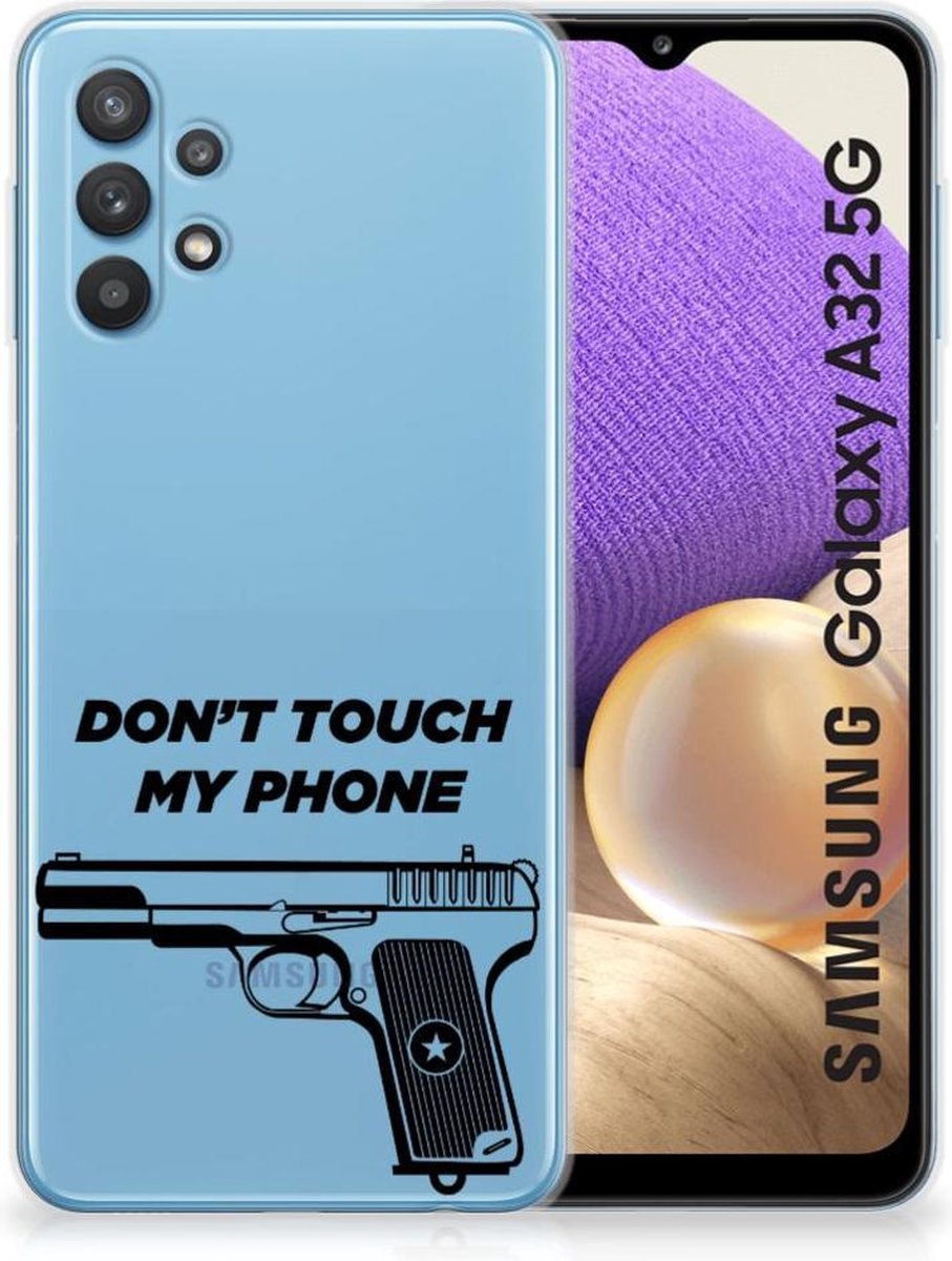 Samsung Galaxy A32 5G Silicone-hoesje Pistol DTMP
