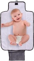 FIRST STEPS - baby verschoningsmatje voor onderweg - luiertui - verschoonmatje - zwart