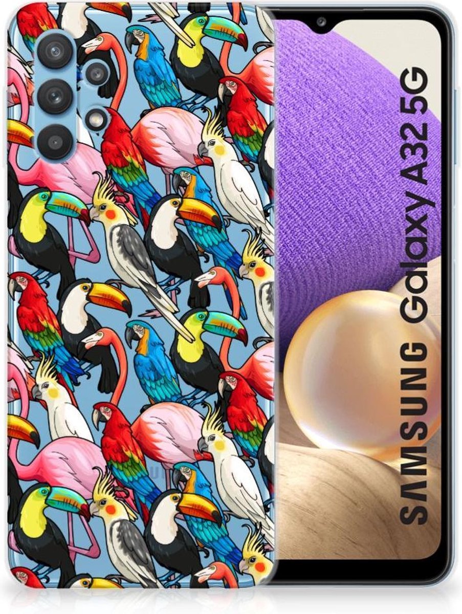 Samsung Galaxy A32 5G TPU Hoesje Birds