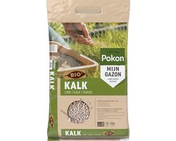 Pokon Bio Kalk - 10kg - Kalk gazon - Voor 100m² - Voor een betere Bodemstructuur