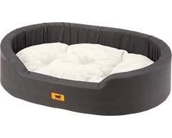 Ferplast Hondenmand Dandy 35 X 45 Cm Katoen Donkergrijs/wit