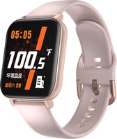 Smart Watch / F25 - Sporthorloge - Unisex - Touch Screen - Hartslag- en Bloeddrukmeter - Oproep- en Berichtmeldingen - Compatibel met IOS en Android - Roze