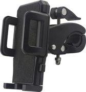 Telefoonhouder voor fiets - 45 tot 110 mm - gemakkelijk navigeren - zwart
