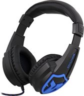 Battletron gaming headset - Met microfoon - Black & Blue - Zwart & Blauw