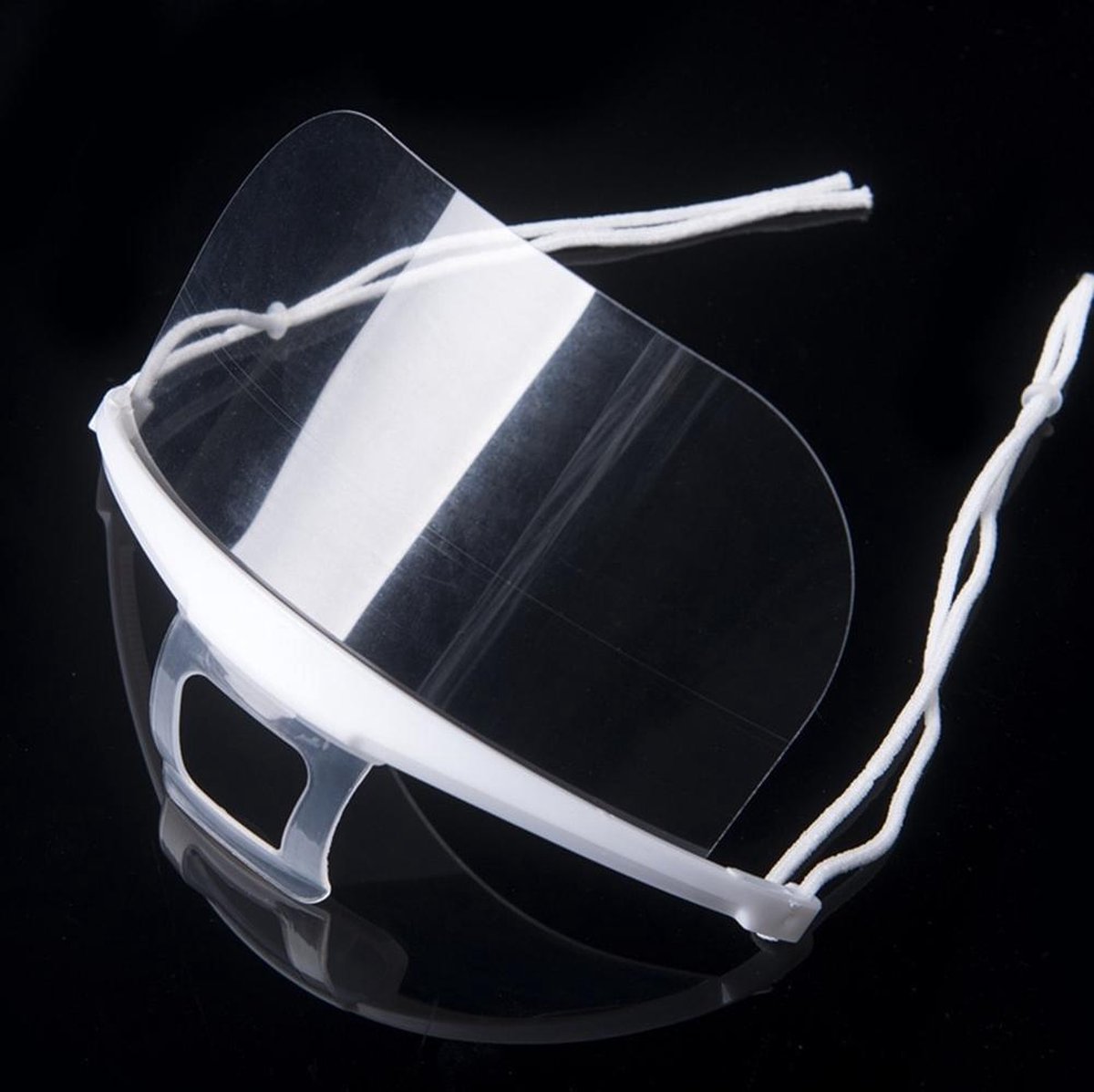 Transparant Mondkapje - Hygiënisch mondmasker - Gelaatmasker - Face shield - Herbruikbaar - plexiglas visier