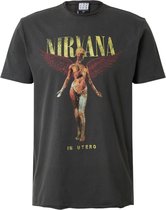 Amplified shirt nirvana in utero Donkergrijs-Xxl