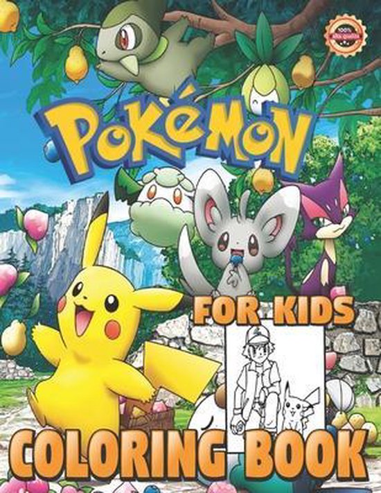 pokemon coloring book for kids Pokemon Coloring Book, Anne Pokan