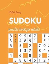 1000 Easy Sudoku puzzles book for adults