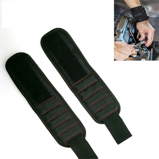 Bracelet bandeau magnétique pour bricolage pour clous, vis foret