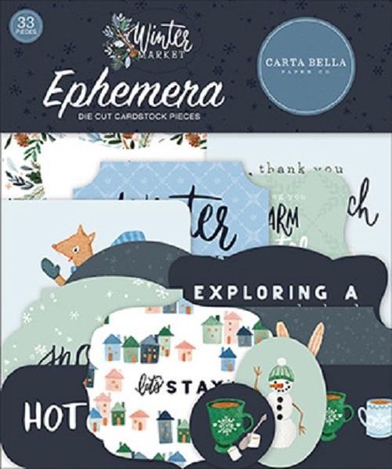 Carta Bella Winter Market Ephemera (CBWM126024)