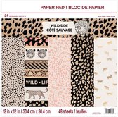 Craft Smith Wild Side 12x12 Inch Paper Pad (MSE4314)