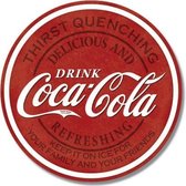 Metalen Retro Bord Coca Cola - Family & Friends - Metaal