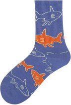 Vrolijke dames sokken "Haaien"