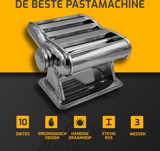 Bol Com Ezhome Pastamachine Rvs Pastamaker 8 Types Pasta