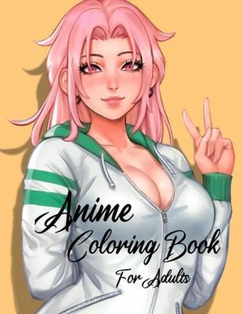 Bol Com Anime Coloring Book For Adults Mo Ya He27 9798572868432 Boeken