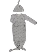 Snoozebaby new born cocoon van 100% organic katoen - 3-6 maanden - TOG 1.0 - Smokey Green Rainbow