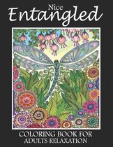 Nice Entangled Coloring Book For Adults Relaxation