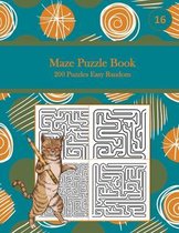 Maze Puzzle Book, 200 Puzzles Easy Random, 16